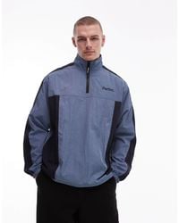 Parlez - Pulse 1/4 Zip Windbreaker Jacket - Lyst