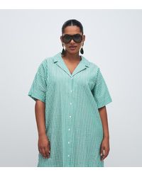 ASOS - Asos Design Curve Bowling Shirt Dress - Lyst