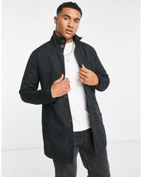 French Connection - Lined Funnel Neck Mac Jacket - Lyst