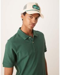 Mango - Polo Van Jersey Met Reverskraag - Lyst