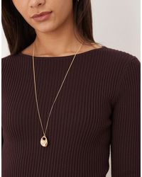 Mango - Tear Drop Chain Necklace - Lyst