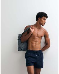 ASOS - Seersucker Swim Shorts - Lyst
