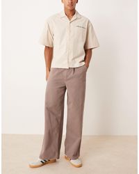 ASOS - Super Baggy Pleated Trouser - Lyst