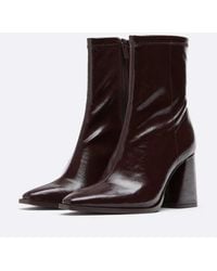 Stradivarius - High-heel Stretch Ankle Boots - Lyst