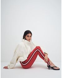 ASOS - Stirrup leggings With Contrast Side Stripes - Lyst