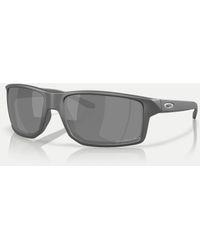Oakley - – gibston xl – rechteckige polarisierte stahl-sonnenbrille mit schwarz verspiegelten gläsern - Lyst
