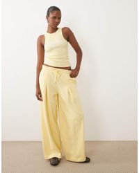 ASOS - Weekend Collective Co-Ord Oversized Joggingbroek Met Tonvormige Pijpen En Graphic - Lyst