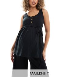 Mama.licious - Mamalicious maternity - top boutonné double fonction - Lyst