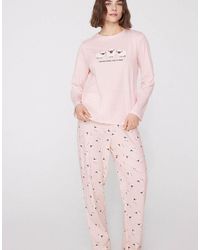 Tezenis - Sheep Print Long Cotton Pyjamas - Lyst