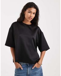 ASOS - Satin Tee - Lyst