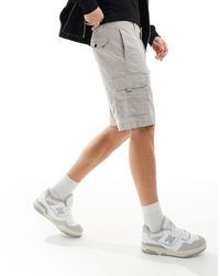 ADPT - Pantalones cortos gris claro cargo - Lyst