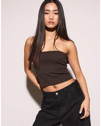 Stradivarius - Basic Bandeau Top - Lyst