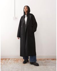 Weekday - – kia – oversize-mantel aus wollmix - Lyst