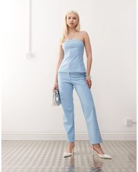 Amy Lynn - Lupe Faux Leather Straight Leg Pants - Lyst