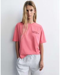 Pull&Bear - T-shirt oversize graphique soho street - Lyst