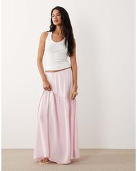Gina Tricot - Dropped Waist Maxi Skirt - Lyst