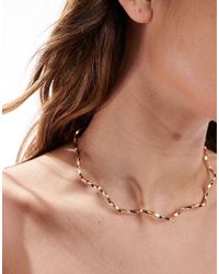 ASOS - Torque Choker With Wave Design - Lyst