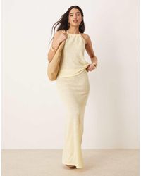 Gina Tricot - Co-Ord Maxi Relaxed Fit Crochet Skirt - Lyst