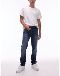 Tommy Hilfiger - Scanton - jean coupe slim - foncé délavé - Lyst