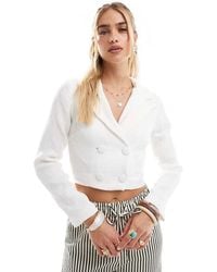 NARRATED - Cropped Blazer - Lyst