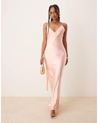 SNDY'S - – exklusives satin-maxikleid - Lyst