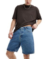 Weekday - Space - pantaloncini di jeans comodi stile anni '90 - Lyst