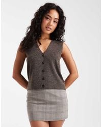 ONLY - Compact Knit Vest - Lyst
