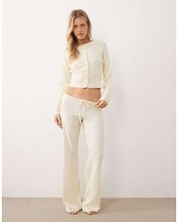 Gina Tricot - Co-ord Relaxed Fit Knitted Trousers - Lyst