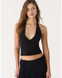 Stradivarius - Top à dos nu et col v - Lyst