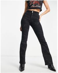 TOPSHOP Leopard Print Satin Jamie 