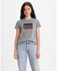 Levi's - – the perfect tee core sportswear – t-shirt mit logo - Lyst