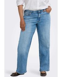 ONLY - Wide-Fit Jeans - Lyst