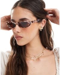 Aire - Avior Slim Oval Sunglasses - Lyst