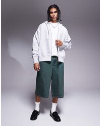 ASOS - Langere Denim Jort - Lyst