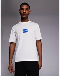 HUGO - Chest Label Logo T-Shirt - Lyst