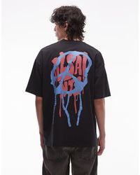 AllSaints - Runner Peace Graphic T-shirt - Lyst