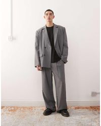 Reclaimed Vintage - baggy Pleat Detail Suit Trouser Co-ord - Lyst