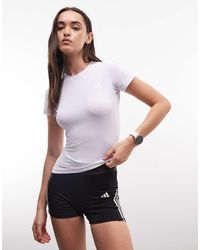 adidas Originals - Adidas Training Power Essetials Baby Tee - Lyst