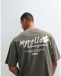 ASOS - Oversized T-shirt With Text Back Print - Lyst