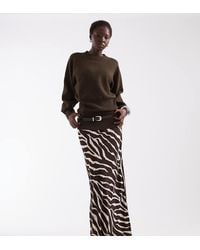 Vero Moda - Mid Rise Satin Maxi Skirt - Lyst