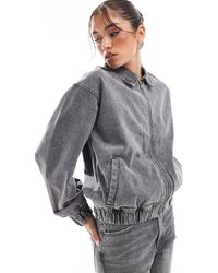 JJXX - Oversized Collared Bomber Jacket - Lyst