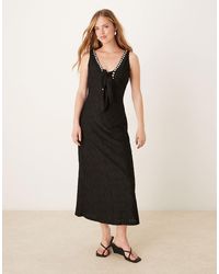 Ghospell - Robe longueur mollet cloutée - Lyst