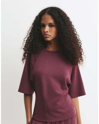 Pull&Bear - Short Sleeve Sweatshirt - Lyst