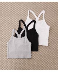 Cotton On - Active 3 Pack T Bar Cropped Tank - Lyst