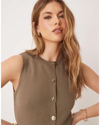 ASOS - – strukturierte strickweste - Lyst