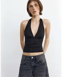 Pull&Bear - – neckholder-oberteil - Lyst