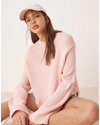 ASOS - – oversize-pullover mit rundhalsausschnitt - Lyst