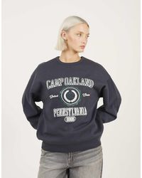 Brave Soul - Crew Neck Graphic Print Sweatshirt - Lyst