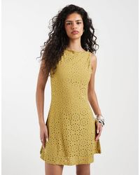 Vero Moda - – ärmelloses jersey-minikleid - Lyst