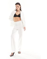 Y.A.S - Bridal High Waisted Tailored Trousers Co-ord - Lyst
